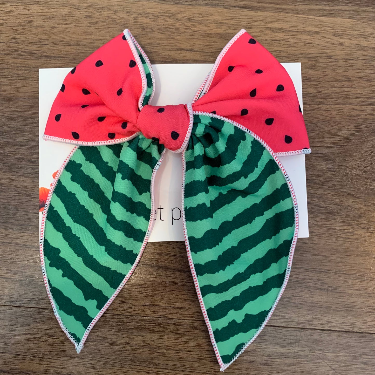 Watermelon bow