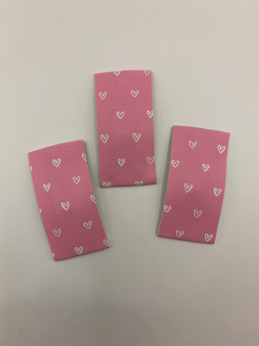 Pink Heart Snap Clip