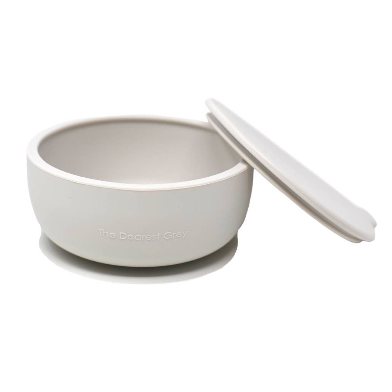 Silicone Suction Bowl with lid